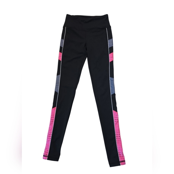 Victoria's Secret Pants - Victoria's Secret Leggings Black and Pink womens Sports Size XS PINK